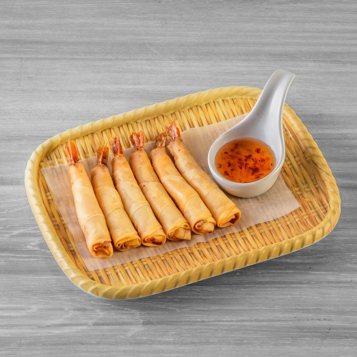 Shrimp Rolls (6) - กุ้งห่อปอเปี๊ยะทอด
