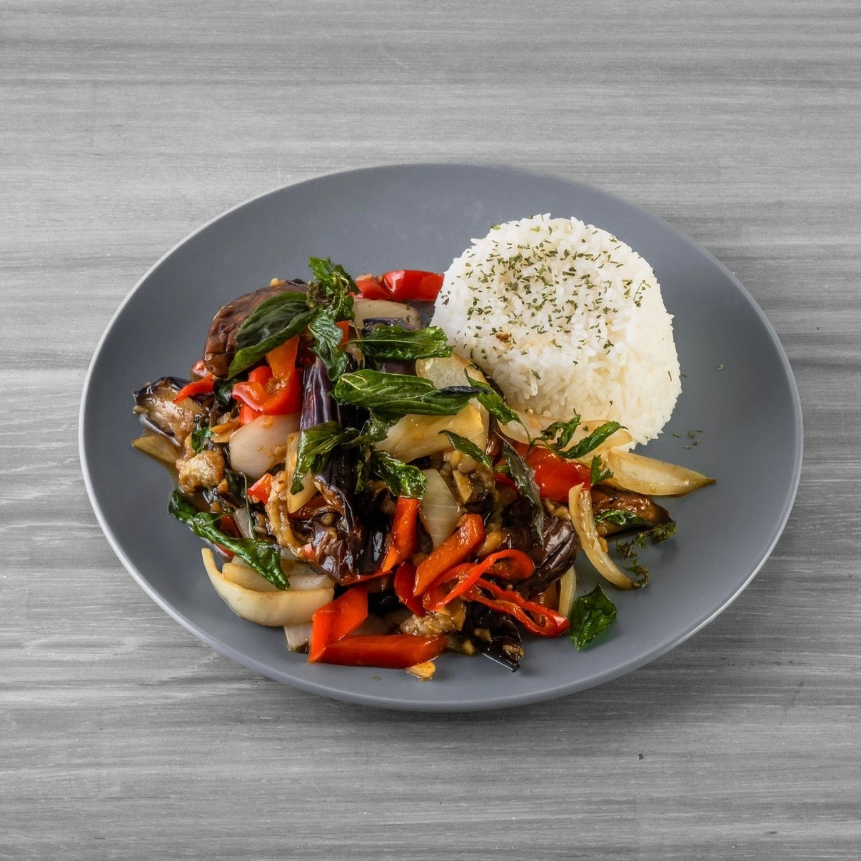 Stir-fried Eggplant  - ผัดมะเขือ